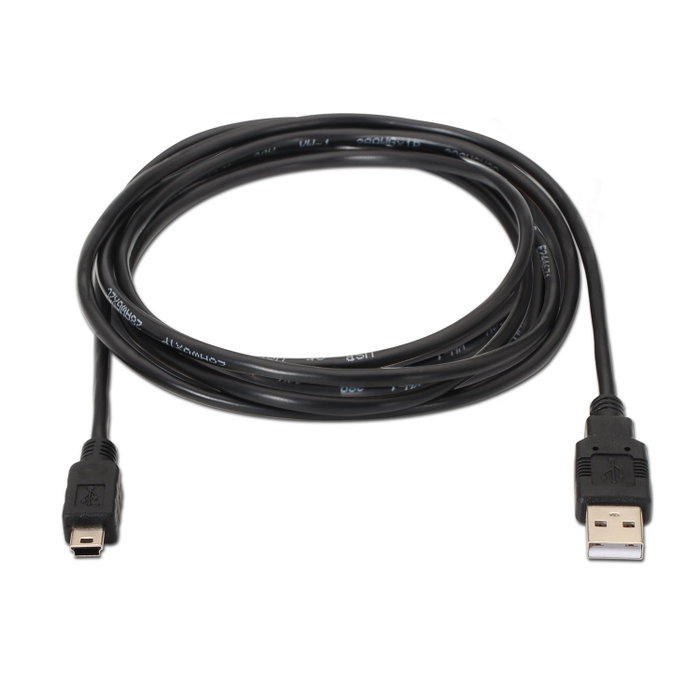 Aisens Cable USB 2.0 USB A a Mini USB B Negro 3m Aisens Cable USB 2.0 USB A a Mini USB B Negro 3m